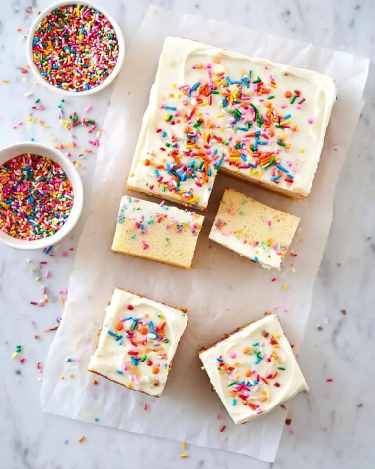Easy Funfetti Snack Cake Recipe