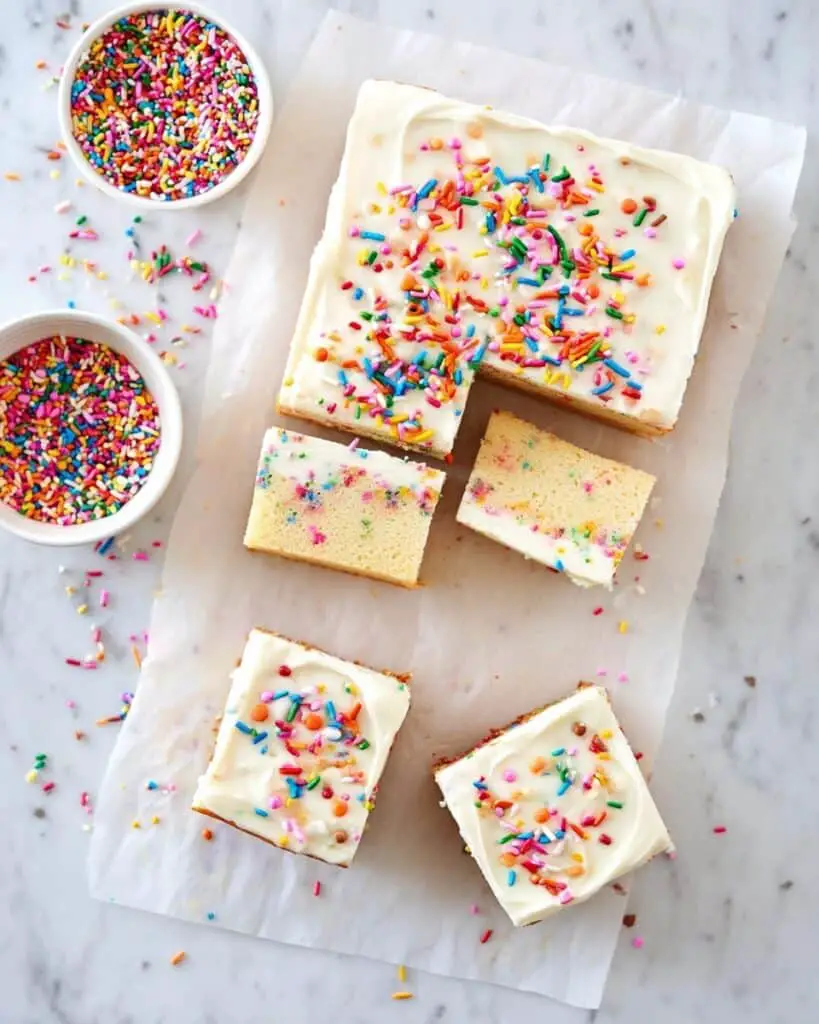 Easy Funfetti Snack Cake Recipe