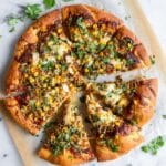 Honey Chipotle Chicken Pizza with Goat Cheese Recipe