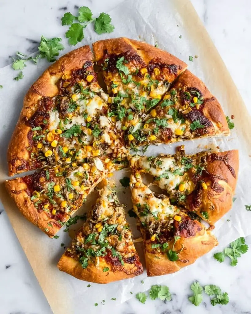 Honey Chipotle Chicken Pizza with Goat Cheese Recipe