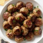Easy Baked Turkey Meatballs with Parmesan and Italian Seasoning Recipe