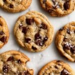 The Best Chewy Salted Caramel Chocolate Chip Cookies Recipe