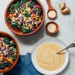 Quick Ginger Garlic Miso Tahini Dressing Recipe