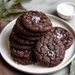 Vegan Salted Espresso Brownie Cookies Recipe