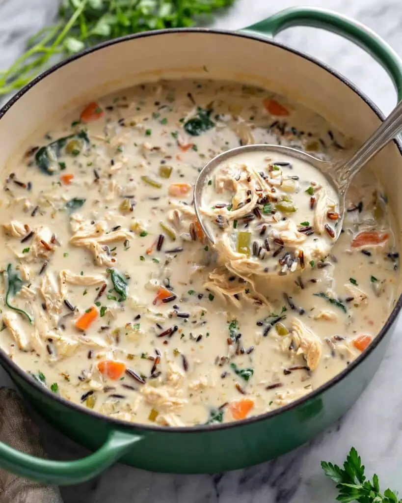 Creamy Chicken and Wild Rice Soup Recipe