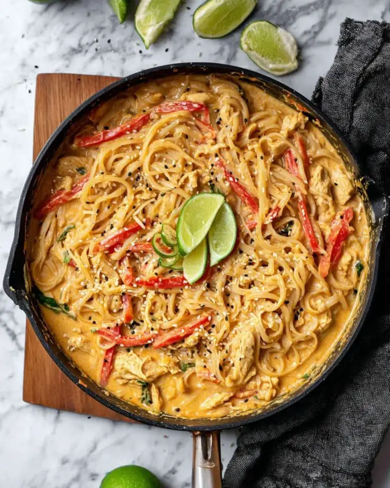 Thai Curry Noodles with Chicken in Crazy Good Sauce Recipe