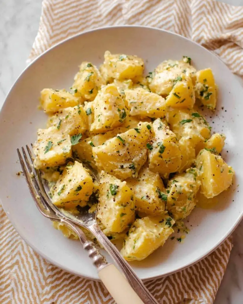 Creamy Garlic Potatoes Recipe