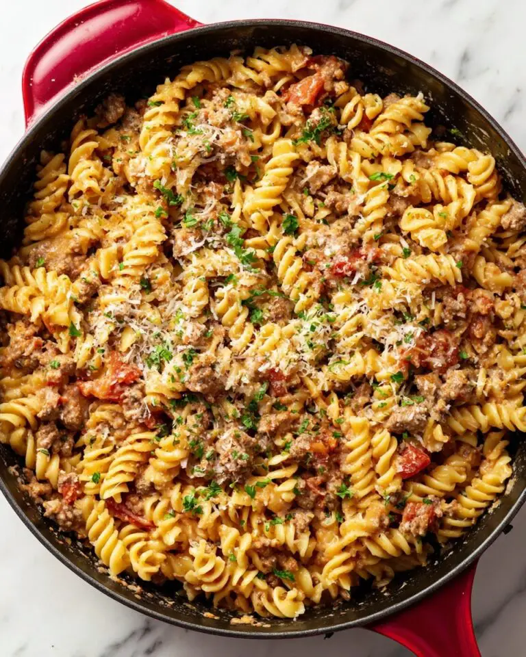 Easy Creamy Ground Beef Pasta Recipe