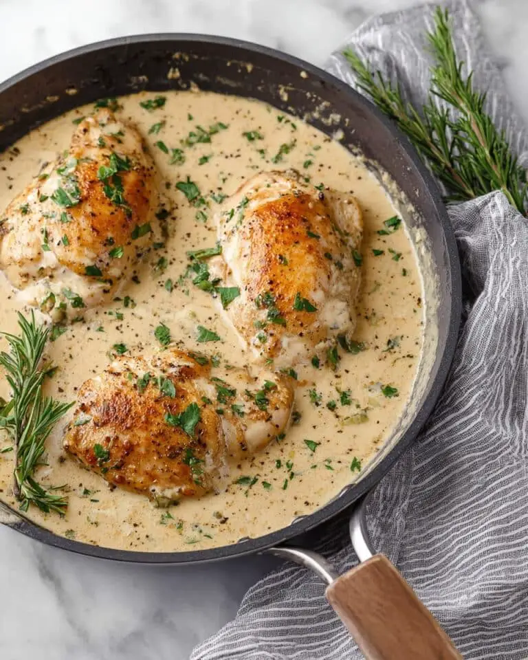 Creamy Mustard Chicken with Herbs Recipe