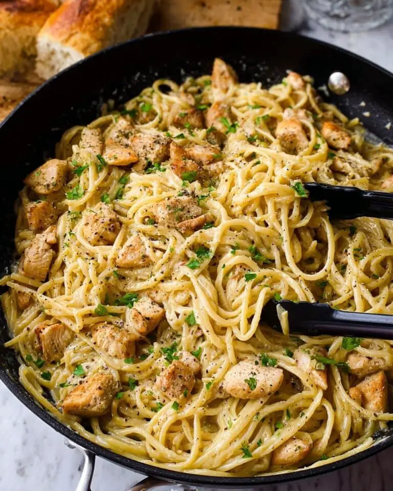 Garlic Parmesan Chicken Pasta Recipe