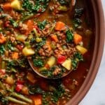 Crock Pot Healthy Hamburger Soup Recipe