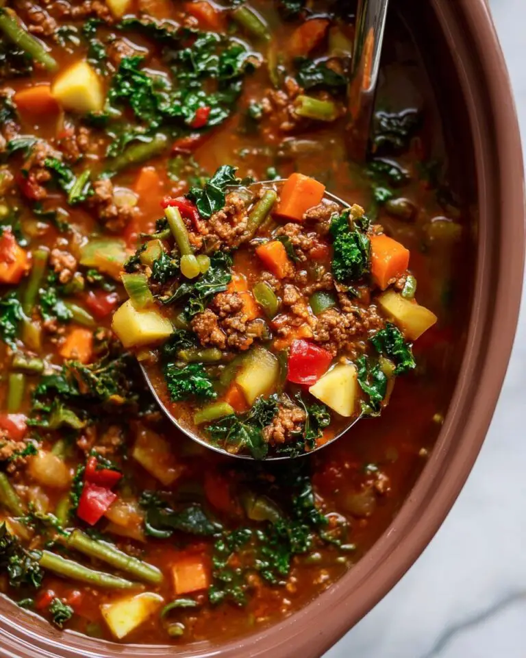 Crock Pot Healthy Hamburger Soup Recipe