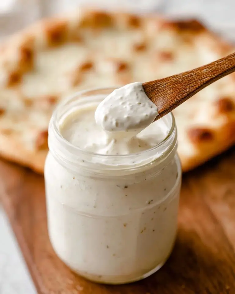 White Pizza Sauce Recipe (Quick & Easy) Recipe