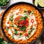 Slow Cooker Red Lentil Dahl with Coconut Milk Recipe