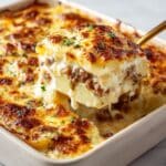 Cheesy Ground Beef and Potato Casserole Recipe