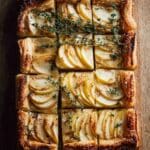 Savory-Sweet Chèvre and Apple Tart with Fresh Thyme Recipe