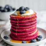 Pink Beet Pancakes Recipe
