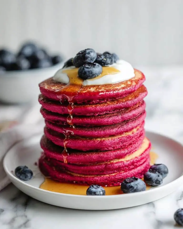 Pink Beet Pancakes Recipe