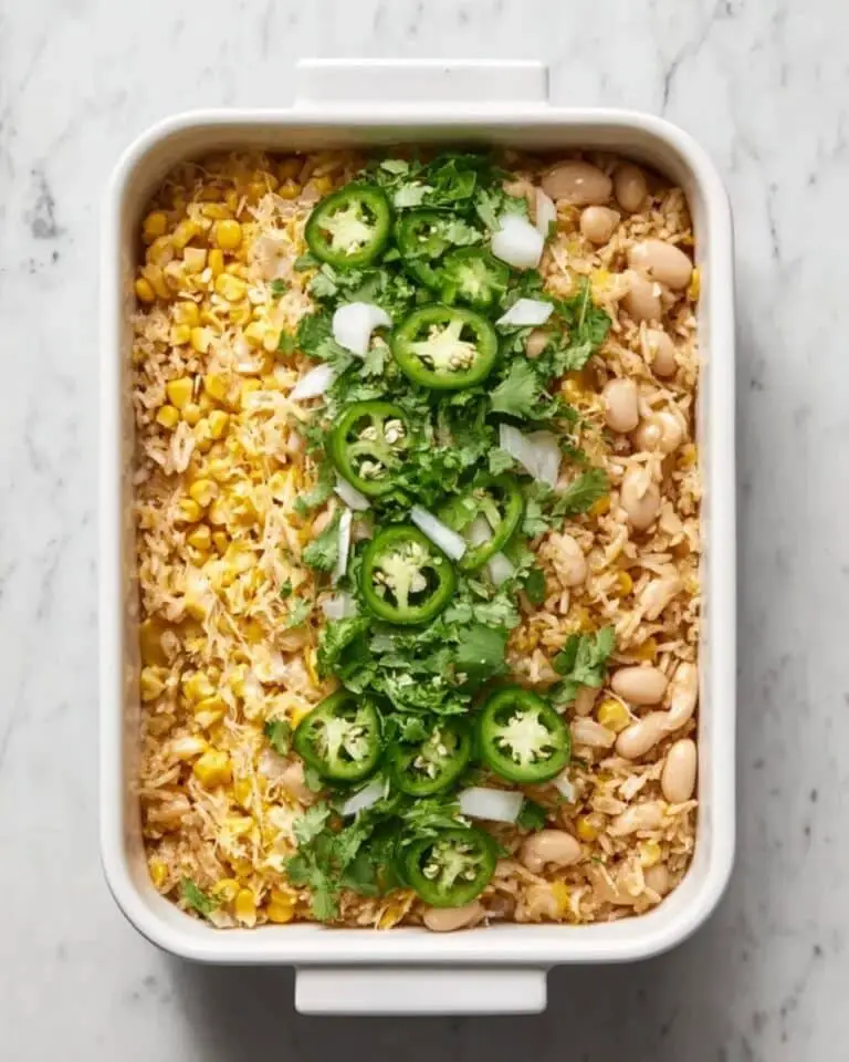 Salsa Verde & White Bean Casserole Recipe