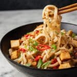 Garlic Peanut Noodles Recipe