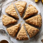 Banana Scones with Cinnamon Maple Icing Recipe