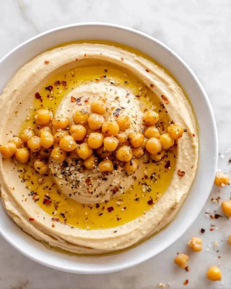 Hot Honey Chickpea Hummus Recipe