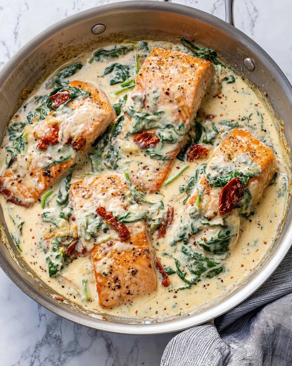 Creamy Tuscan Garlic Salmon Recipe