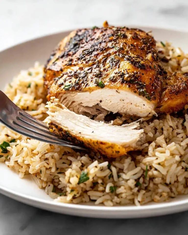 Garlic Butter Chicken and Rice Recipe