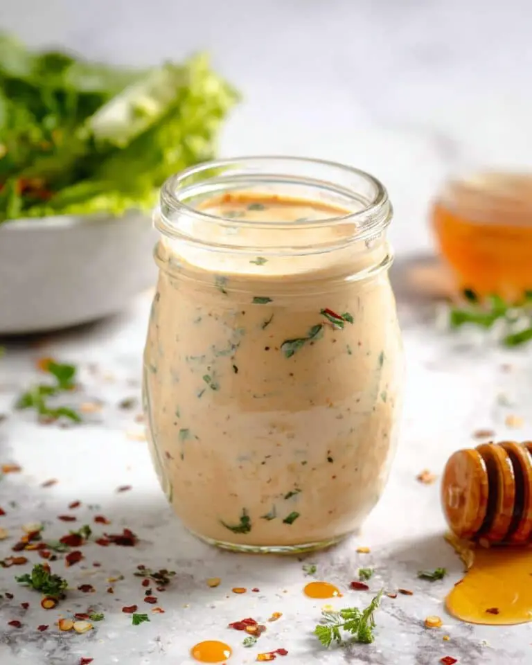 Easy Hot Honey Ranch Dressing Recipe