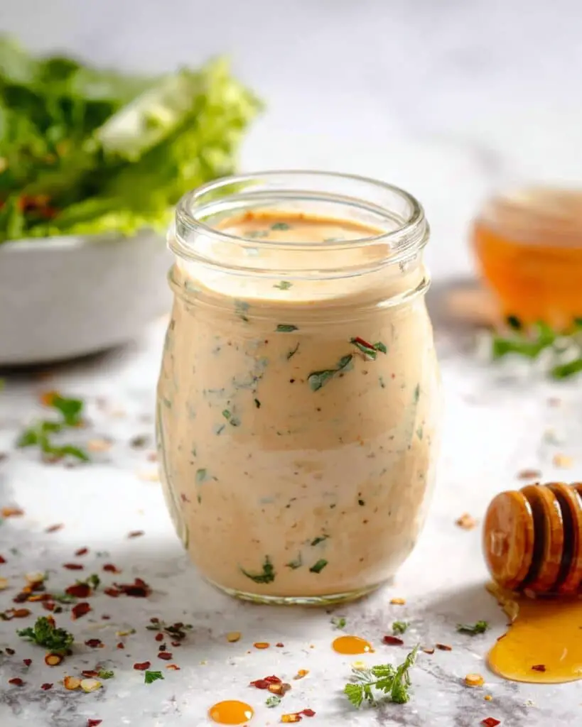 Easy Hot Honey Ranch Dressing Recipe
