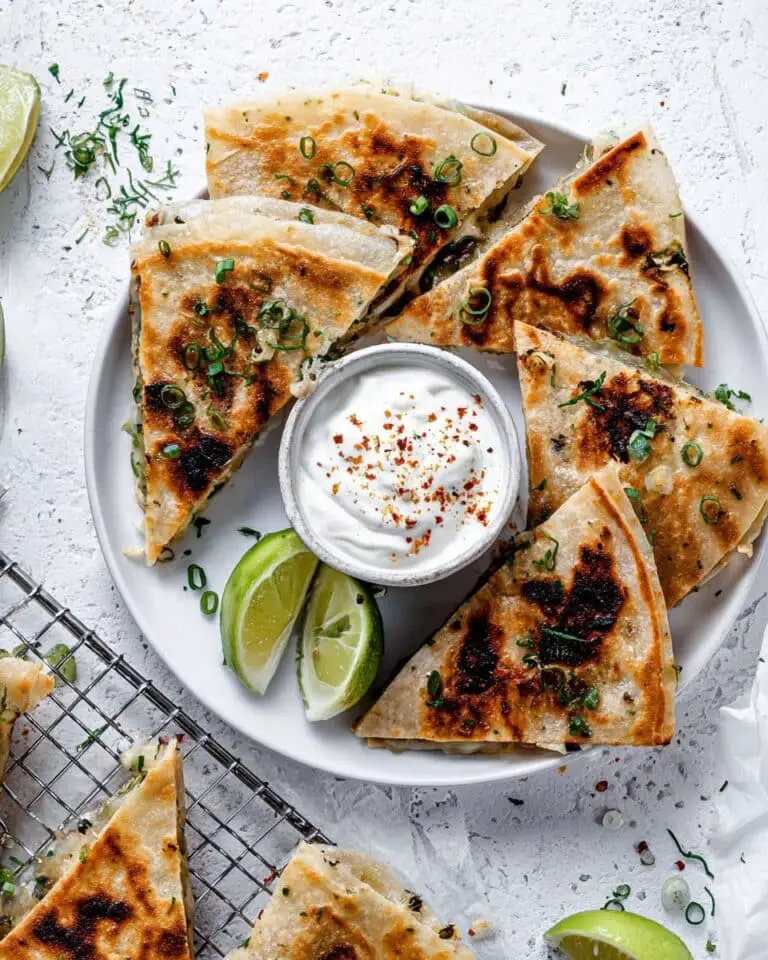 Easy Stuffed Flatbread (Bolani) with Potatoes, Spinach, and Herbs Recipe
