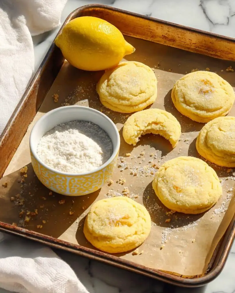 Lemon Sugar Cookies Recipe