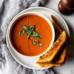 Creamy Tomato Cheddar Soup Recipe