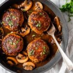 Salisbury Steak with Mushroom Gravy Recipe