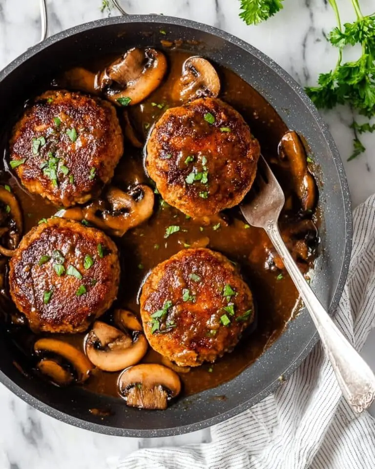 Salisbury Steak with Mushroom Gravy Recipe