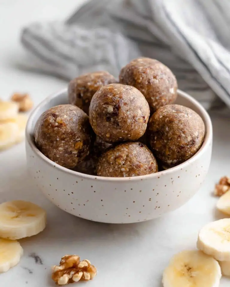 No Bake Banana Bread Bites Recipe