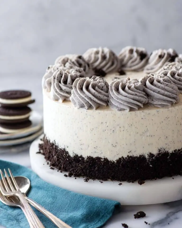 Oreo Cookies & Cream Cake Recipe