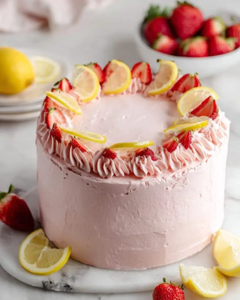 Strawberry Lemon Cake Recipe