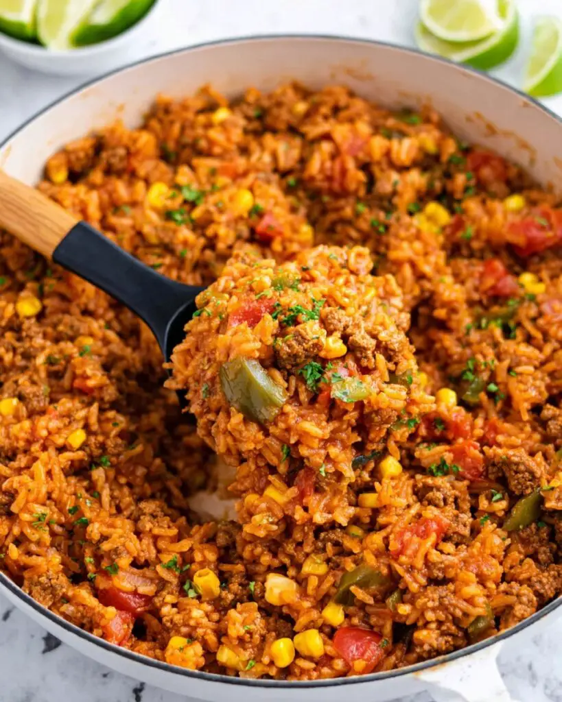 Spanish Rice with Ground Beef Recipe