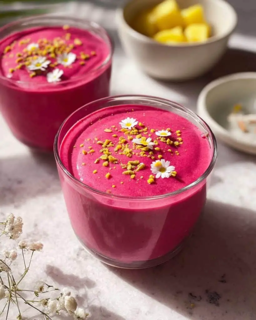 Pineapple Beet Smoothie (No Banana) Recipe