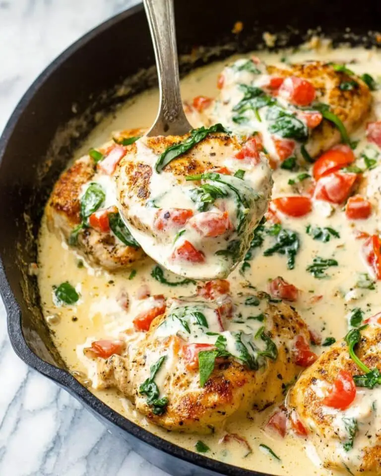 Creamy Tomato Basil Chicken Recipe