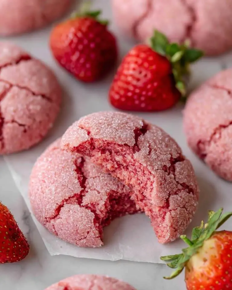 Strawberry Sugar Cookies (Vegan) Recipe