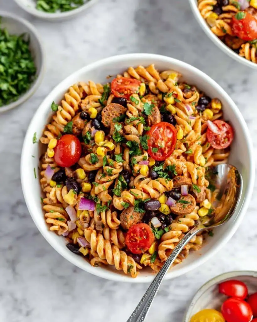 Vegan Southwest Pasta Salad Recipe