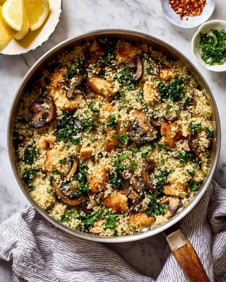 One-Pot Chicken and Quinoa in Mustard Sauce Recipe