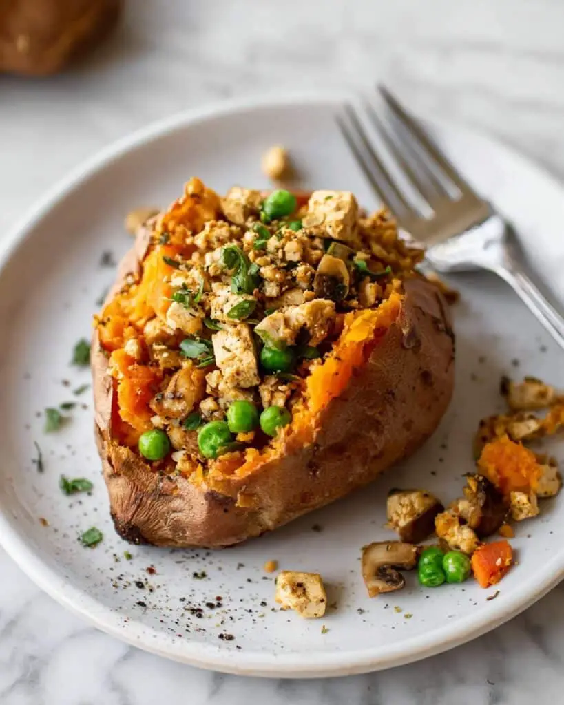 Turkey Shepherd’s Pie Loaded Sweet Potato Recipe