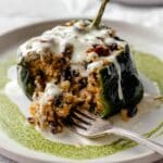 30-Minute Baked Chile Rellenos with Turkey Filling Recipe