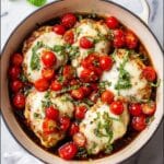 Bruschetta Chicken with Cheesy Tomato Topping Recipe