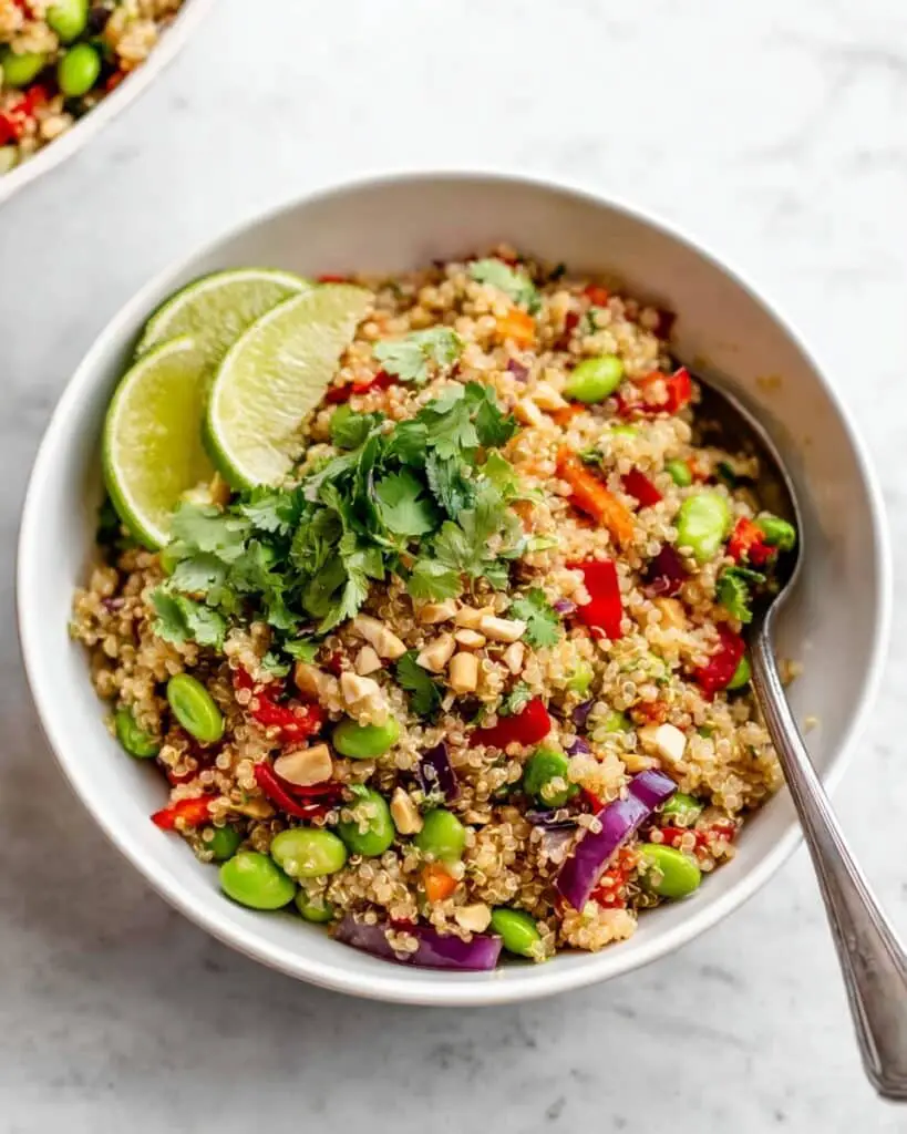 Vegan Thai Quinoa Salad Recipe