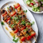 Honey Garlic Chicken Skewers Recipe