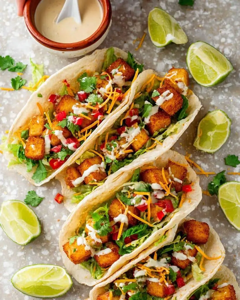 Vegan Spicy Potato Soft Tacos (Taco Bell Copycat) Recipe